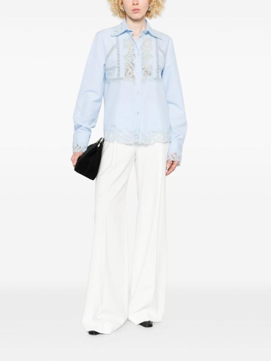 26SS 에르마노 설비노 셔츠 D482K745AP WGF54105 Clear Blue - ERMANNO SCERVINO