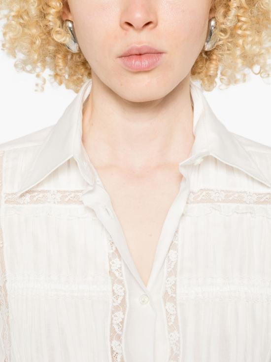 26SS 에르마노 설비노 셔츠 D482K703AP JBN10602 White - ERMANNO SCERVINO