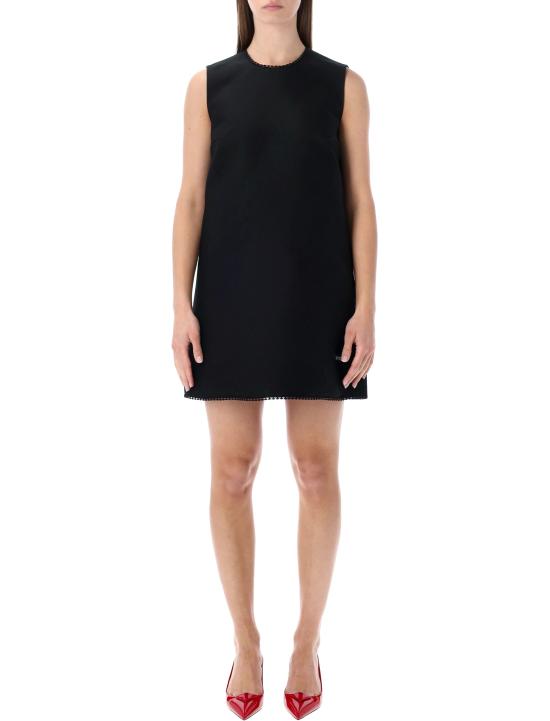 26SS 프라다 미디 원피스 P3R261X6Y F0002 Nero