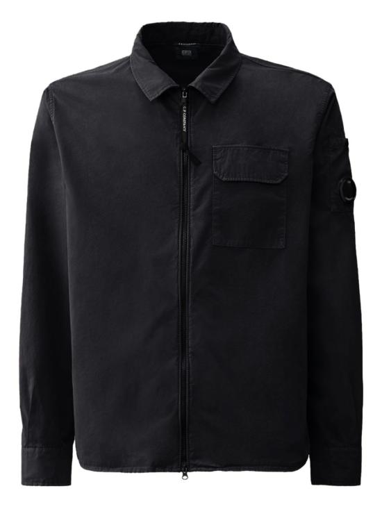 26SS 씨피 컴퍼니 오가닉 개버딘 지퍼 셔츠 RCCMOS705A 110143G888 Blue