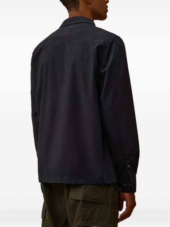 26SS 씨피 컴퍼니 오가닉 개버딘 지퍼 셔츠 RCCMOS705A 110143G888 Blue - C.P. COMPANY
