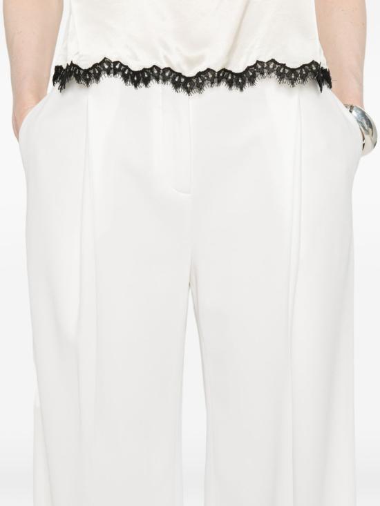 26SS 에르마노 설비노 스트레이트 팬츠 D486P701 XIF10602 White - ERMANNO SCERVINO