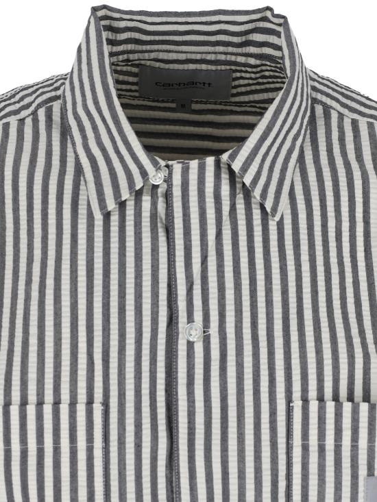 26SS 칼하트 WIP 숏슬리브 레벨 셔츠 I036203 3K4XX Grey - CARHARTT WIP