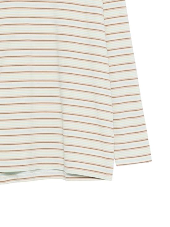26SS 오라리 긴팔 티셔츠 A26SP01GJFADEMINTSTRIPE GREEN - AURALEE