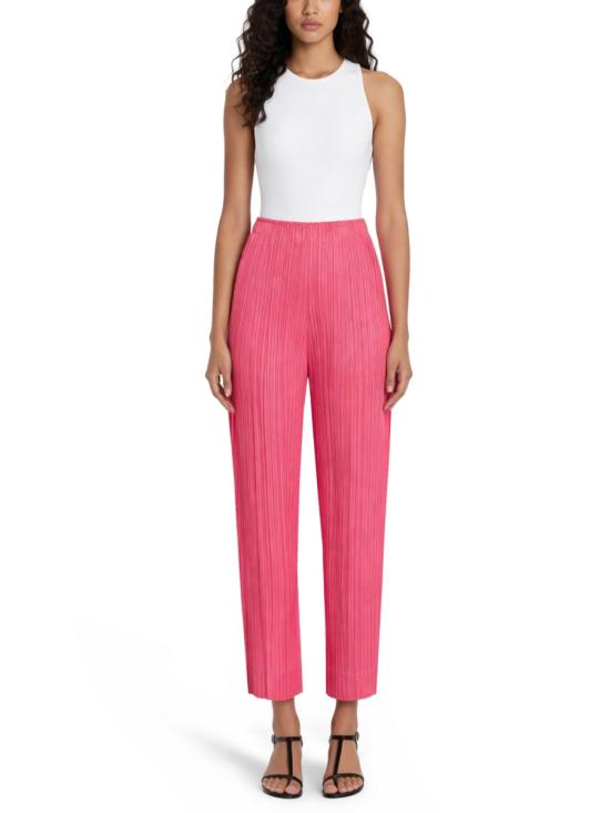  플리츠플리즈 스트레이트 팬츠 PP56JF372 26 PINK - PLEATS PLEASE