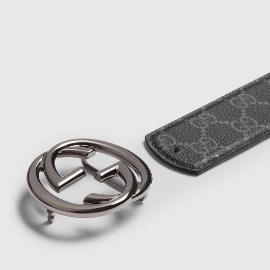 26SS 구찌 가죽 벨트 849862FAFGJ1000 BLACK - GUCCI