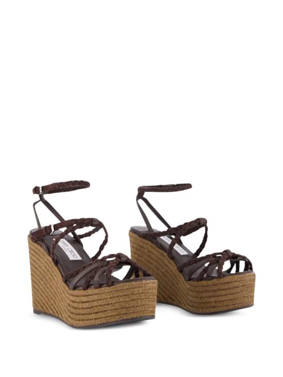 26SS 지미추 샌들 NYRA100ZKNCHOCOLATECOFFEE BROWN - JIMMY CHOO