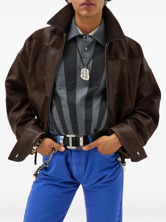 26SS 베르사체 자켓 10244021A17845 1N260 BROWN - VERSACE