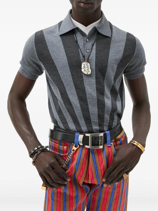 26SS 베르사체 반팔 티셔츠 10235321A17388 1E510 GREY - VERSACE