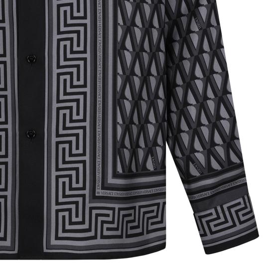 26SS 베르사체 긴팔 셔츠 10194381A16785 5E720 GREY - VERSACE