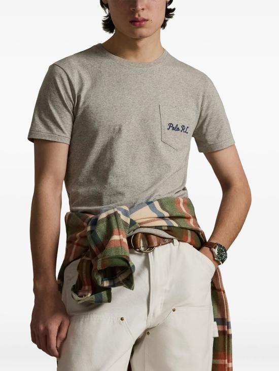 26SS 폴로 랄프로렌 반팔 티셔츠 710P07348 001 GREY - POLO RALPH LAUREN