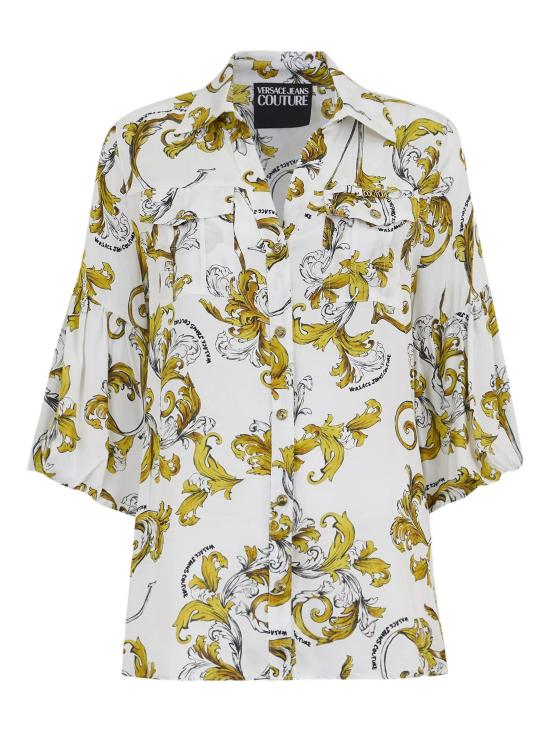 25SS 베르사체 반팔 티셔츠 78HAL200NS639 G03 WHITE