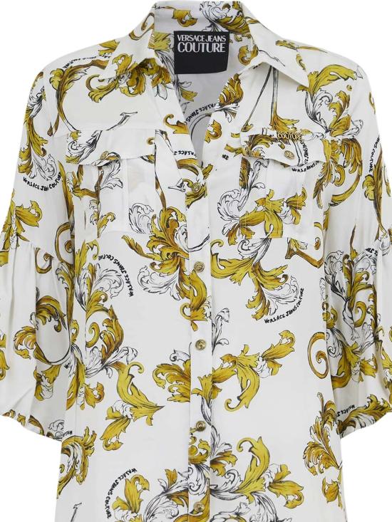 25SS 베르사체 반팔 티셔츠 78HAL200NS639 G03 WHITE - VERSACE