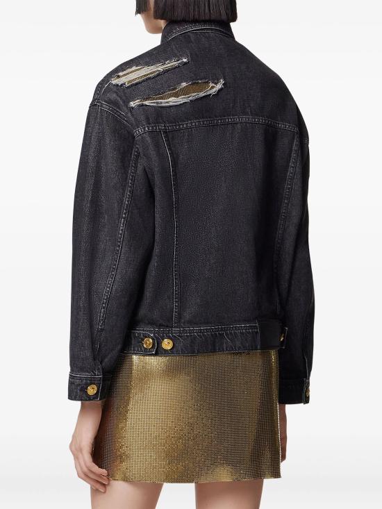 25FW 베르사체 자켓 10208931A14809 1D040 BLACK - VERSACE