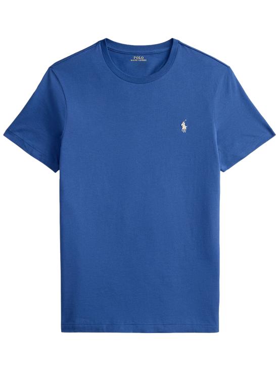 26SS 폴로 랄프로렌 포니로고 자수 반팔 티셔츠 710671438 537 BLUE