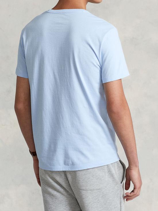 26SS 폴로 랄프로렌 포니로고 자수 반팔 티셔츠 710671438 252 BLUE - POLO RALPH LAUREN