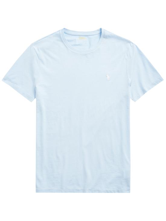 26SS 폴로 랄프로렌 포니로고 자수 반팔 티셔츠 710671438 252 BLUE