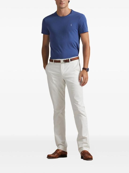 26SS 폴로 랄프로렌 포니로고 자수 반팔 티셔츠 710671438 453 BLUE - POLO RALPH LAUREN