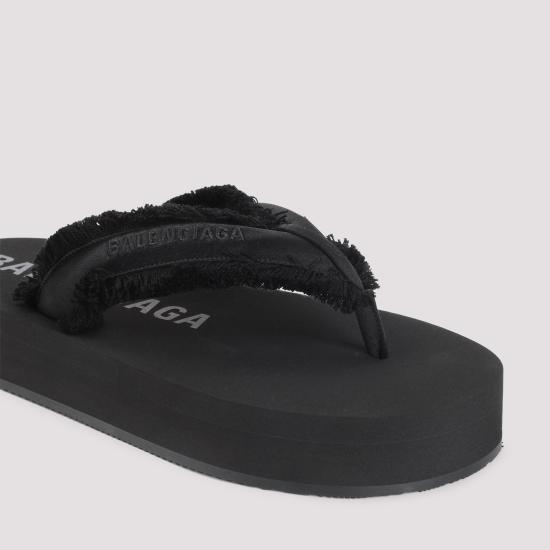 26SS 발렌시아가 뮬/슬리퍼 870111W0WM0 1000 BLACK - BALENCIAGA