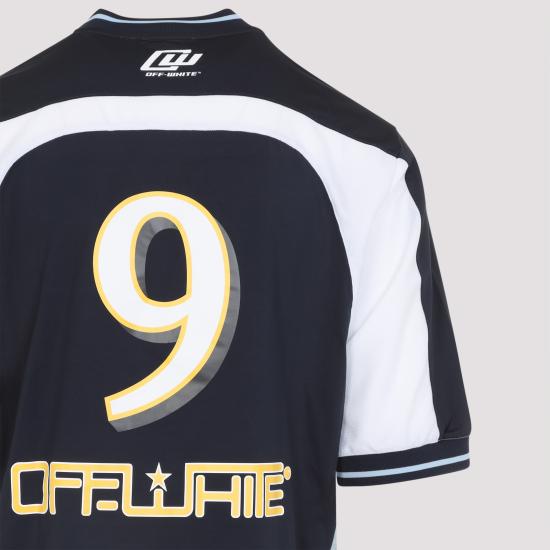 26SS 오프화이트 반팔 티셔츠 44MAD013S26J002401 NIGHT BLUE - OFF WHITE