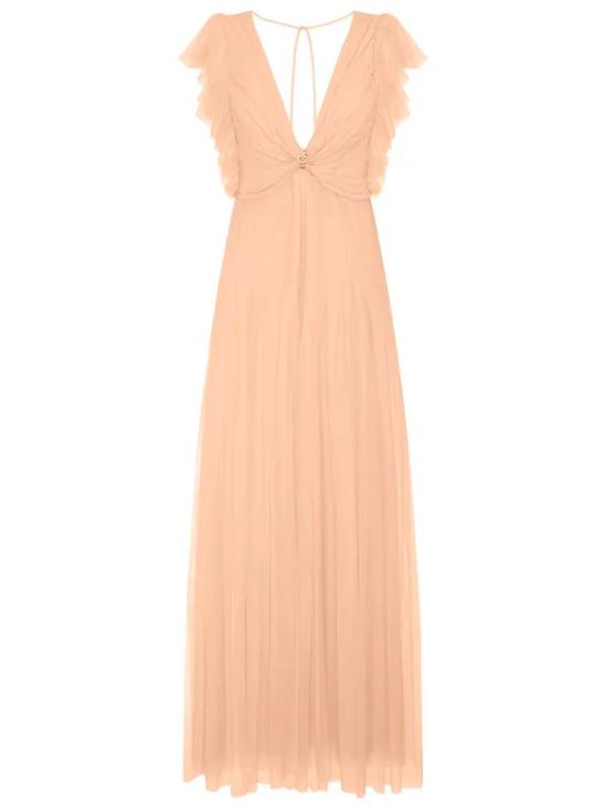 26SS 엘리자베타프랜치 롱 원피스 AR80J62E2 EA1 NUDE NEUTRALS