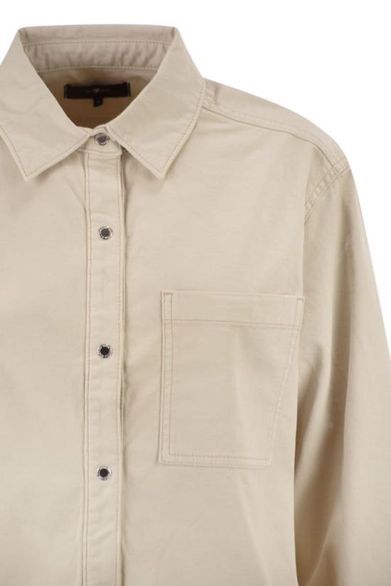 26SS 세븐포올맨카인드 셔츠 7U7J0E39 U73C5 SAND - 7 FOR ALL MANKIND