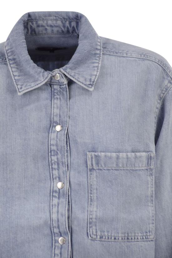 26SS 세븐포올맨카인드 데님 셔츠 7U7J0U03 U7IRI LIGHT DENIM - 7 FOR ALL MANKIND