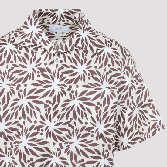 26SS 프라다 반팔 셔츠 UCS414SUMO19GY F0N86 FLORAL - PRADA