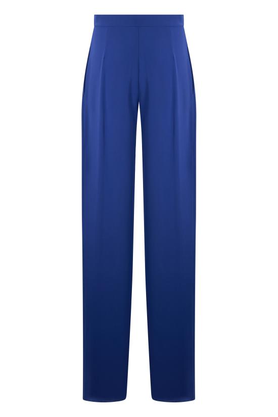 26SS 막스마라 스튜디오 스트레이트 팬츠 MSECRASSO2616131024600067 blue - MAX MARA STUDIO