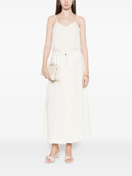 26SS 파비아나 필리피 크레프 드 신 란제리 탑 TPD276F281M152 0145 WHITE - FABIANA FILIPPI