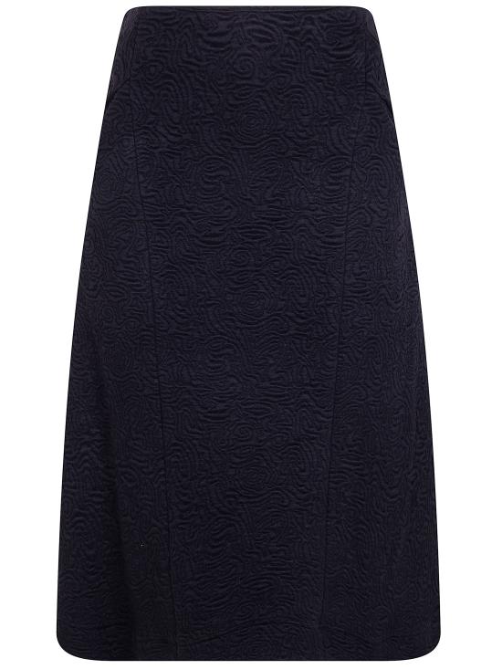 26SS 드리스 반 노튼 미디 스커트 2610111603050 900 BLACK