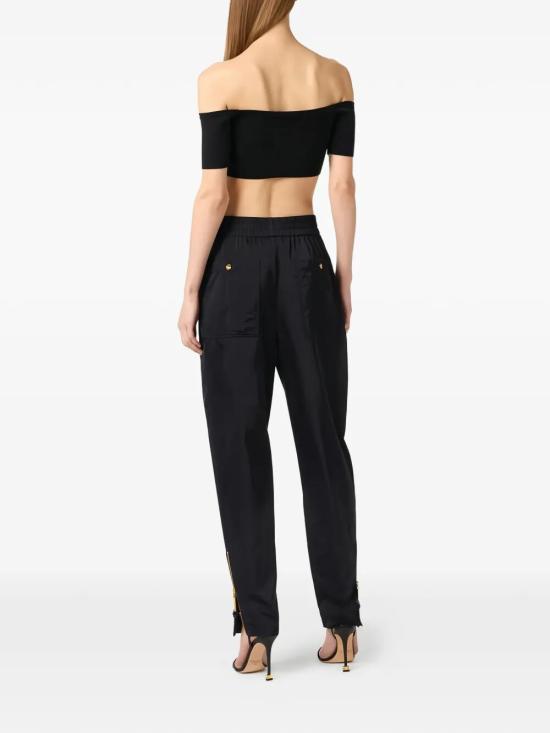 26SS 엘리자베타프랜치 반팔 티셔츠 TK86B62E2 110 BLACK - ELISABETTA FRANCHI