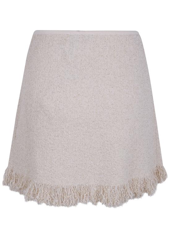 26SS 엘리자베타프랜치 숏 스커트 GK32R62E2 193 WHITE - ELISABETTA FRANCHI