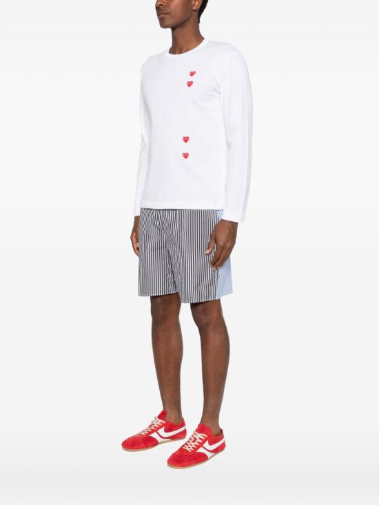 26SS 꼼데가르송 긴팔 티셔츠 AXT3393 WHITE - COMME DES GARCONS