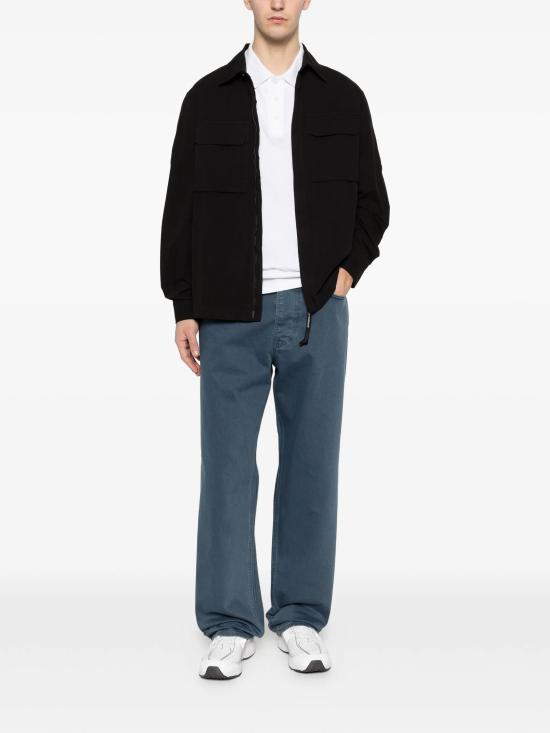 26SS 씨피 컴퍼니 오가닉 개버딘 지퍼 렌즈 오버셔츠 20CMOS156A110143G999 BLACK - C.P. COMPANY
