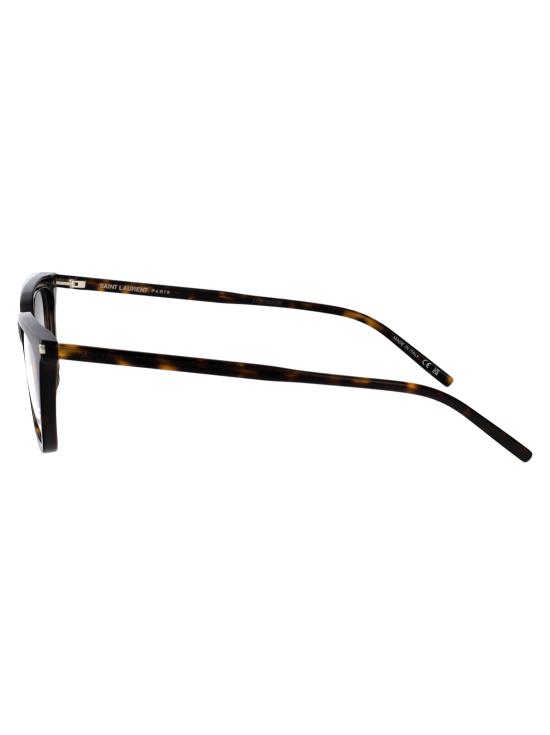 26SS 생로랑 안경 SL 889 SULPICE THIN OPT 002 HAVANA HAVANA TRANSPARENT - SAINT LAURENT