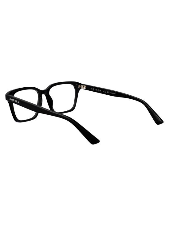26SS 알렉산더 맥퀸 안경 AM0568O 007 BLACK BLACK TRANSPARENT - ALEXANDER MCQUEEN
