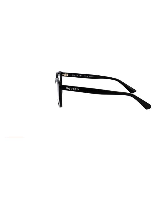 26SS 알렉산더 맥퀸 안경 AM0568O 007 BLACK BLACK TRANSPARENT - ALEXANDER MCQUEEN