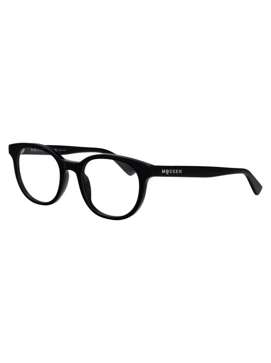 26SS 알렉산더 맥퀸 안경 AM0567O 001 BLACK BLACK TRANSPARENT - ALEXANDER MCQUEEN