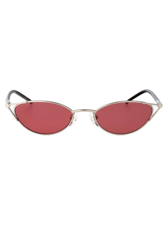 26SS 알렉산더 맥퀸 선글라스 AM0563S 003 SILVER HAVANA RED