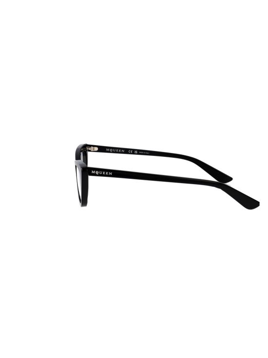 26SS 알렉산더 맥퀸 안경 AM0560O 001 BLACK BLACK TRANSPARENT - ALEXANDER MCQUEEN