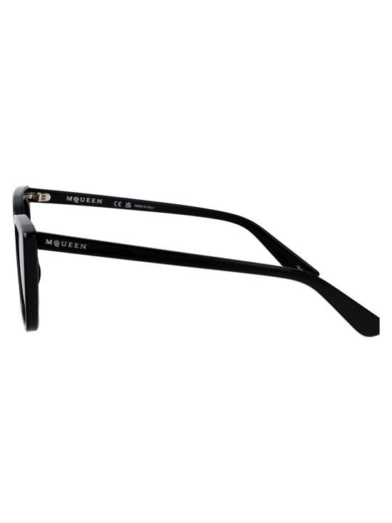26SS 알렉산더 맥퀸 선글라스 AM0556S 001 BLACK BLACK GREY - ALEXANDER MCQUEEN