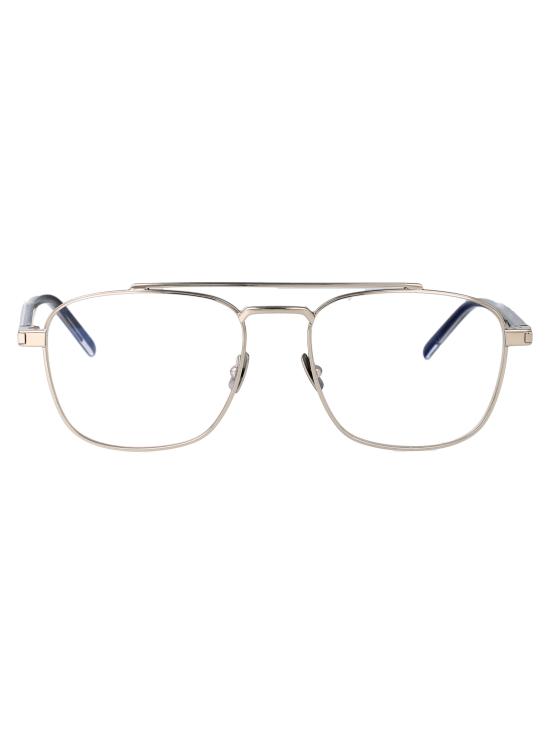 26SS 생로랑 안경 SL 665 OPT 002 SILVER CRYSTAL TRANSPARENT