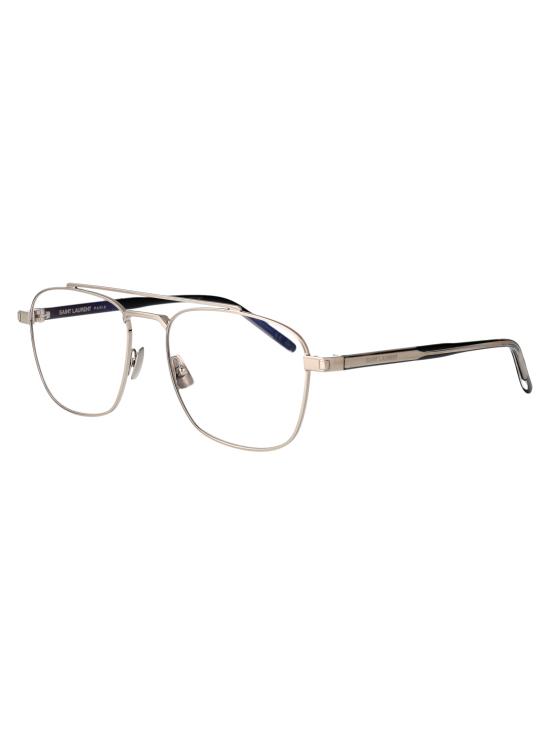 26SS 생로랑 안경 SL 665 OPT 002 SILVER CRYSTAL TRANSPARENT - SAINT LAURENT
