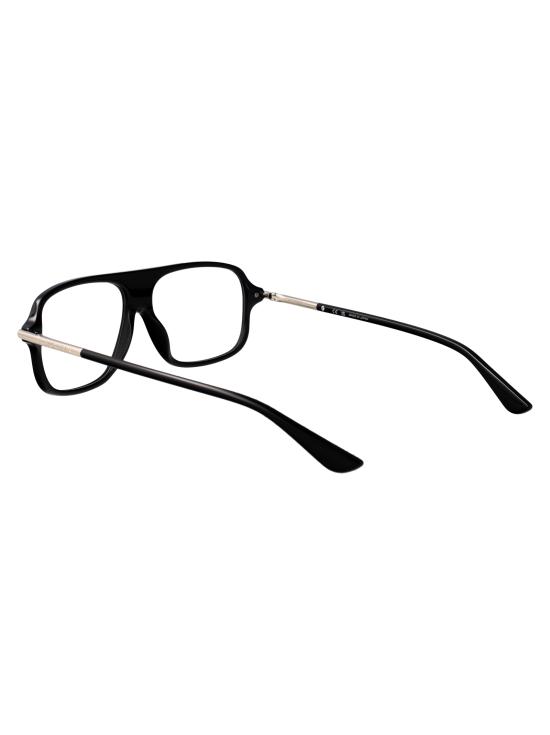 26SS 알렉산더 맥퀸 안경 AM0555O 001 BLACK BLACK TRANSPARENT - ALEXANDER MCQUEEN