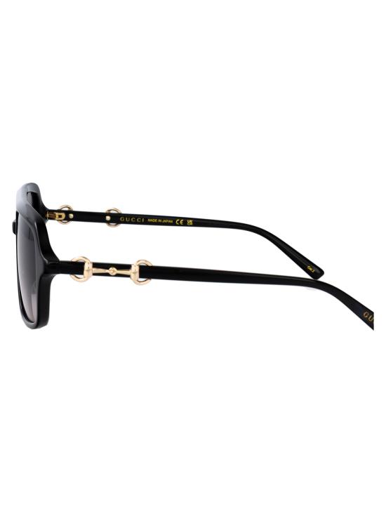 26SS 구찌 선글라스 GG2052S 007 BLACK BLACK GREY - GUCCI