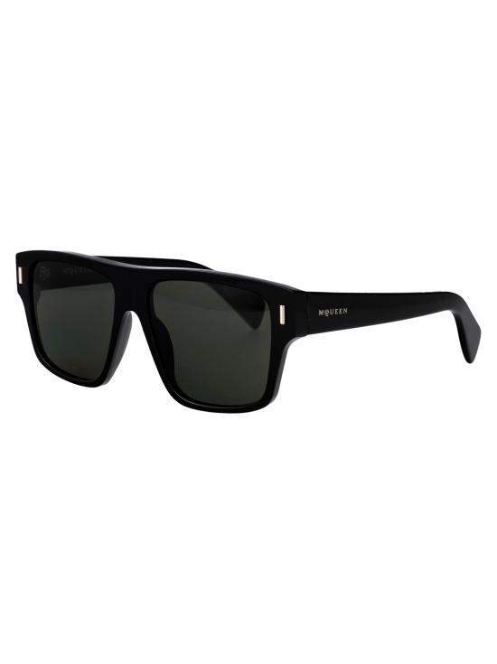 26SS 알렉산더 맥퀸 선글라스 AM0550S 001 BLACK BLACK GREY - ALEXANDER MCQUEEN