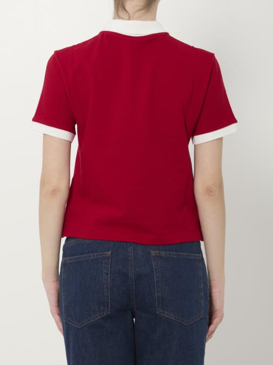 26SS 베르사체 반팔 티셔츠 10242351A17681 2RC90 RED - VERSACE