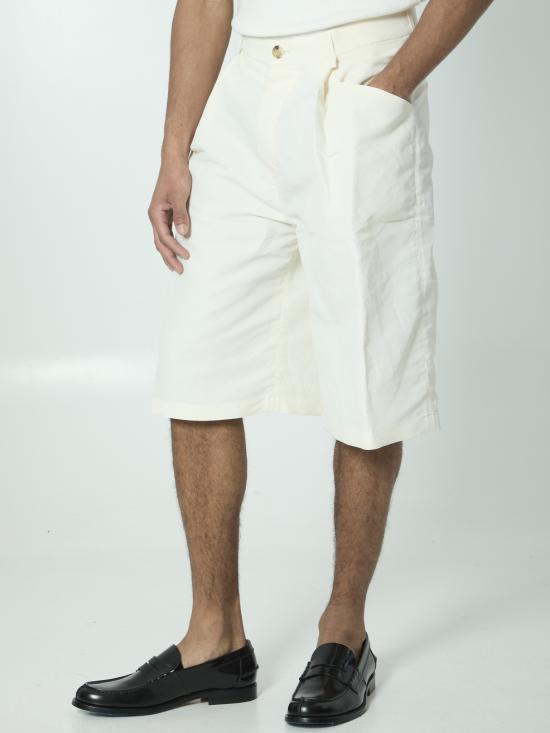 26SS 윌리 차바리아 숏팬츠 WCBTM0073 065 WHITE - WILLY CHAVARRIA