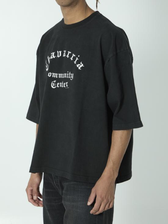 26SS 윌리 차바리아 반팔 티셔츠 WCJSY0200 001 BLACK - WILLY CHAVARRIA